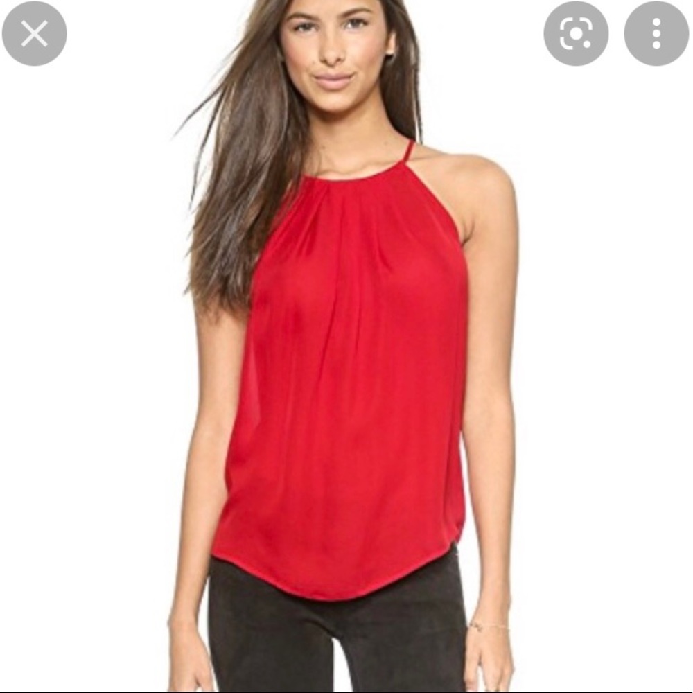NWOT Gorgeous Red Joie Silk Tank Top Shirt M